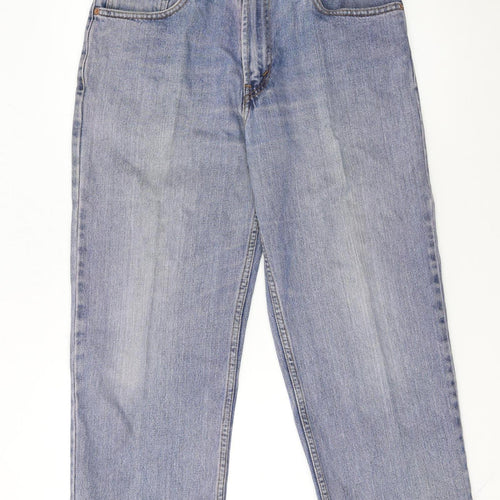 Levi's 550 Women's Blue Relaxed Fit Straight Leg Jeans Size 14