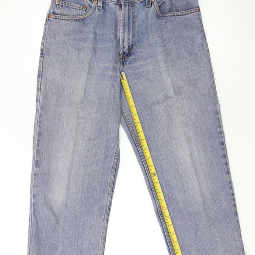 Levi's 550 Women's Blue Relaxed Fit Straight Leg Jeans Size 14