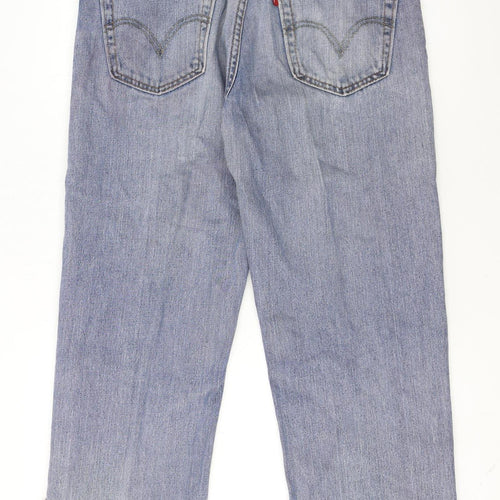 Levi's 550 Women's Blue Relaxed Fit Straight Leg Jeans Size 14