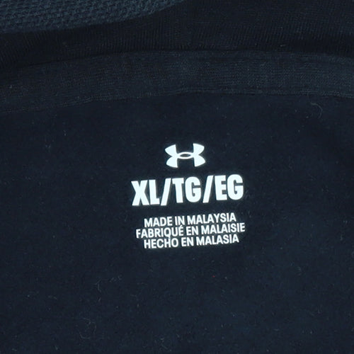 Under Armour Womens Black XL 1/2 Zip Hooded Sweatshirt
