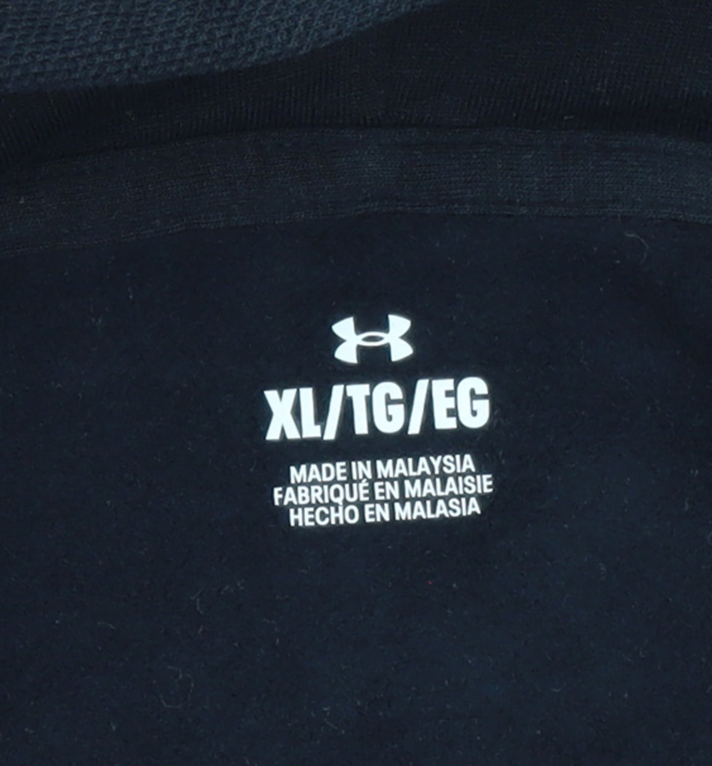 Under Armour Womens Black XL 1/2 Zip Hooded Sweatshirt