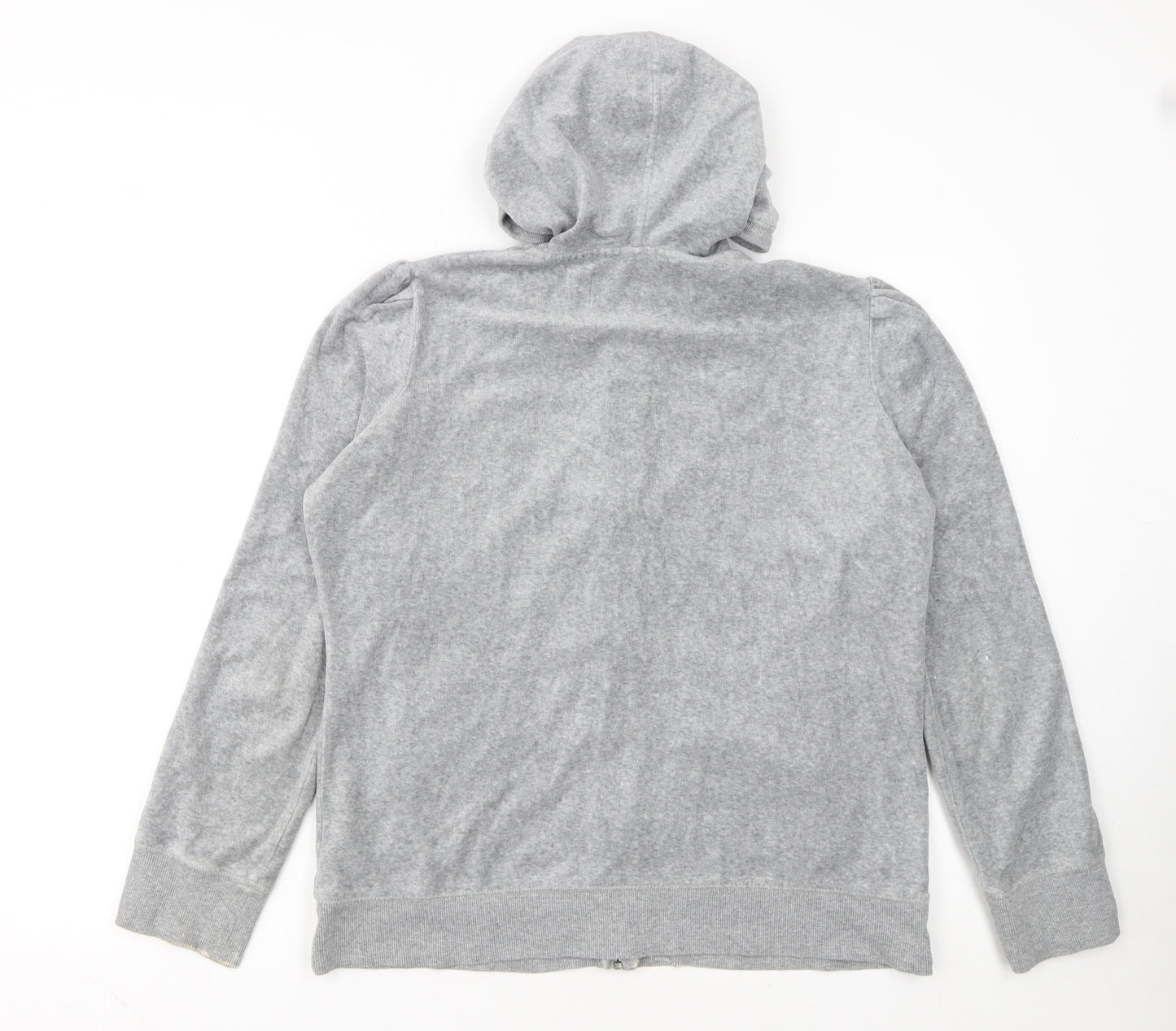 Next Women Grey Size 16 Full Zip Hoodie Cotton Blend