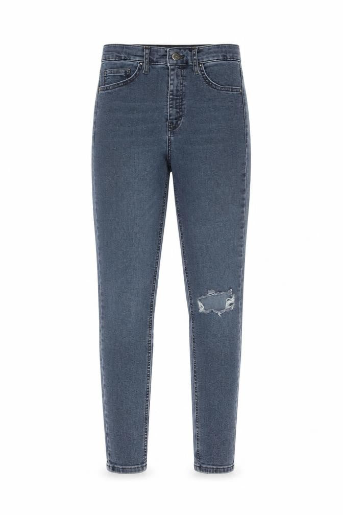 Topshop Women’s Blue High Rise Skinny Jeans Size 10 W28 L32