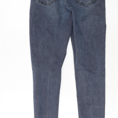 Topshop Women’s Blue High Rise Skinny Jeans Size 10 W28 L32