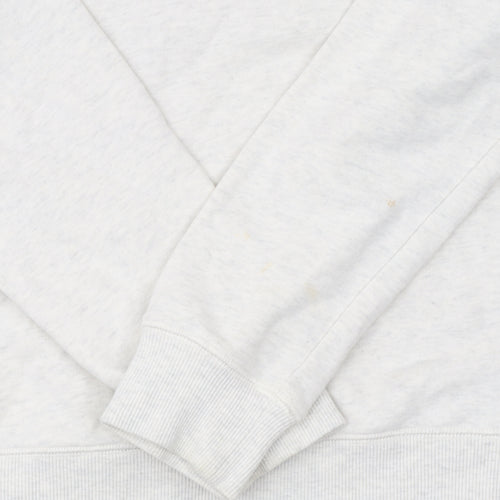 Farah Men's Ivory Small Pullover Crew Neck Cotton Sweatshirt