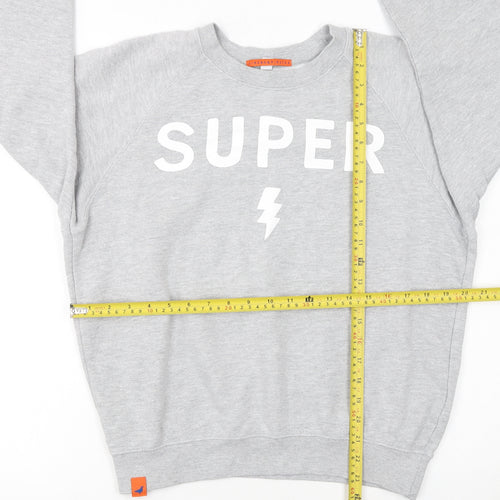 Sirens & Pirates Womens Grey Small Crew Neck Pullover Sweatshirt