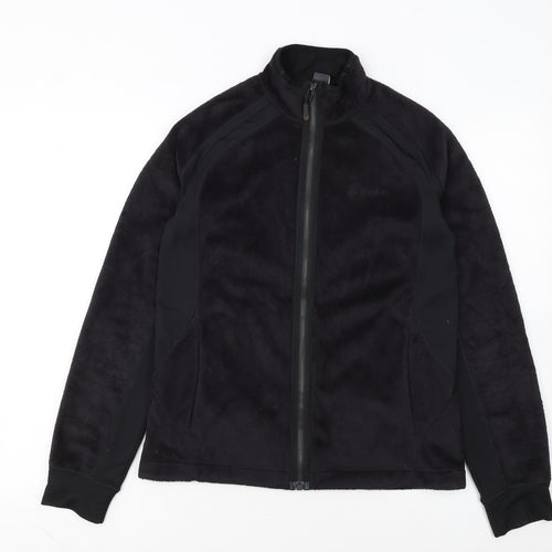 Odlo Women's Black Fleece Full Zip Jacket Size S Outdoor Casual
