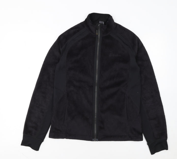 Odlo Women's Black Fleece Full Zip Jacket Size S Outdoor Casual