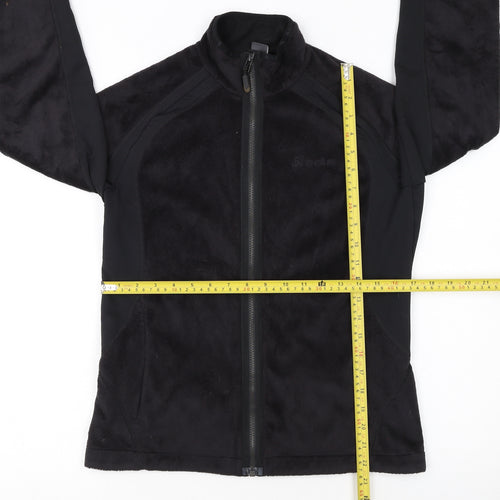 Odlo Women's Black Fleece Full Zip Jacket Size S Outdoor Casual