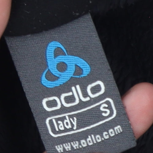 Odlo Women's Black Fleece Full Zip Jacket Size S Outdoor Casual