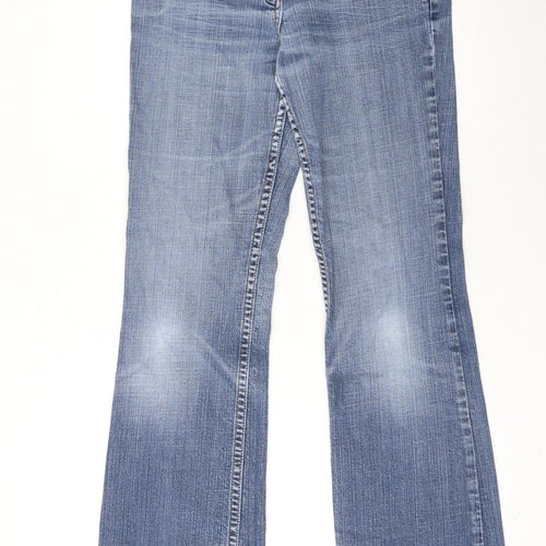 Next Women’s Blue Bootcut Jeans Size 14L Stretch Denim