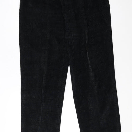 Marks and Spencer Men’s Blue Corduroy Trousers 34W 31L Regular Fit