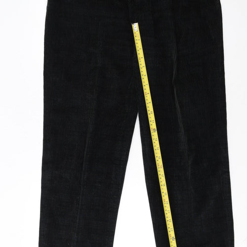 Marks and Spencer Men’s Blue Corduroy Trousers 34W 31L Regular Fit