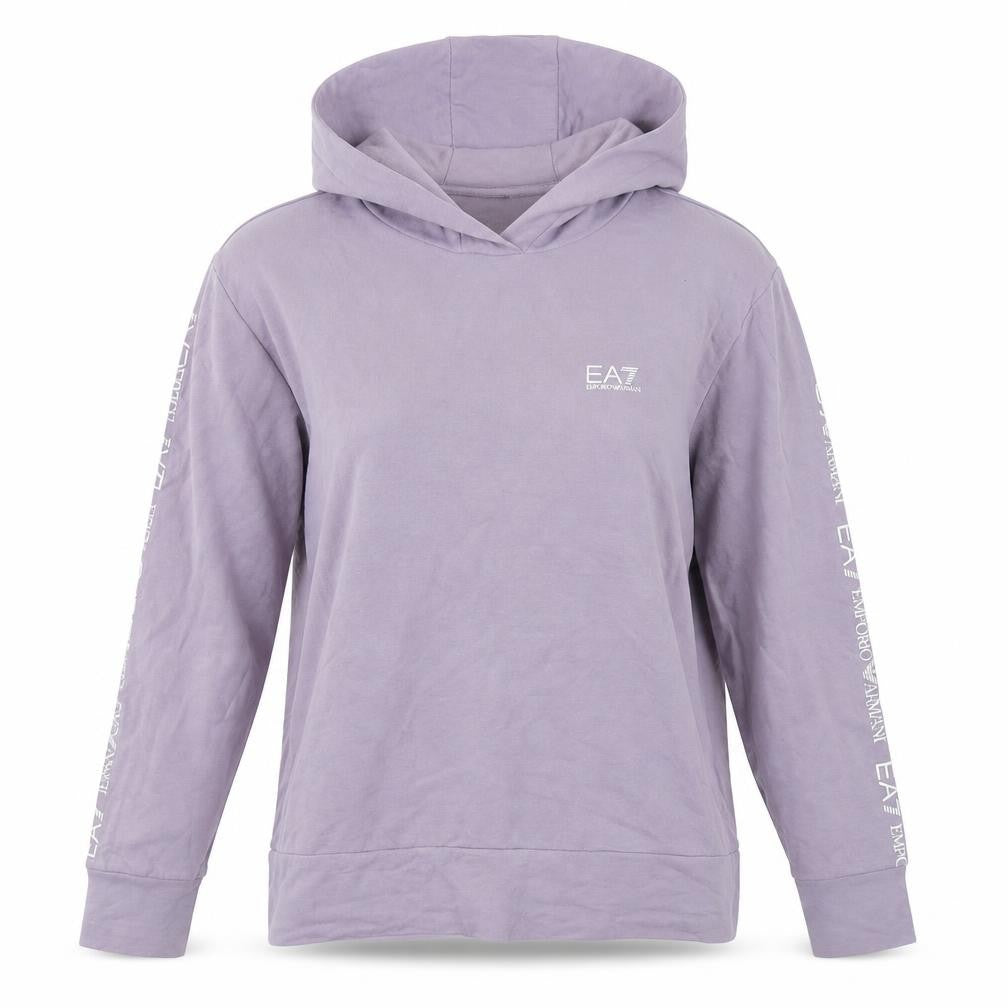 Emporio Armani EA7 Womens Purple Pullover Hoodie XL Cotton Casual