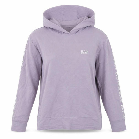 Emporio Armani EA7 Womens Purple Pullover Hoodie XL Cotton Casual