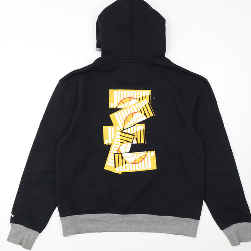 Jordan Men's Black Pullover Hoodie Size M Graphic Logo Sportswear