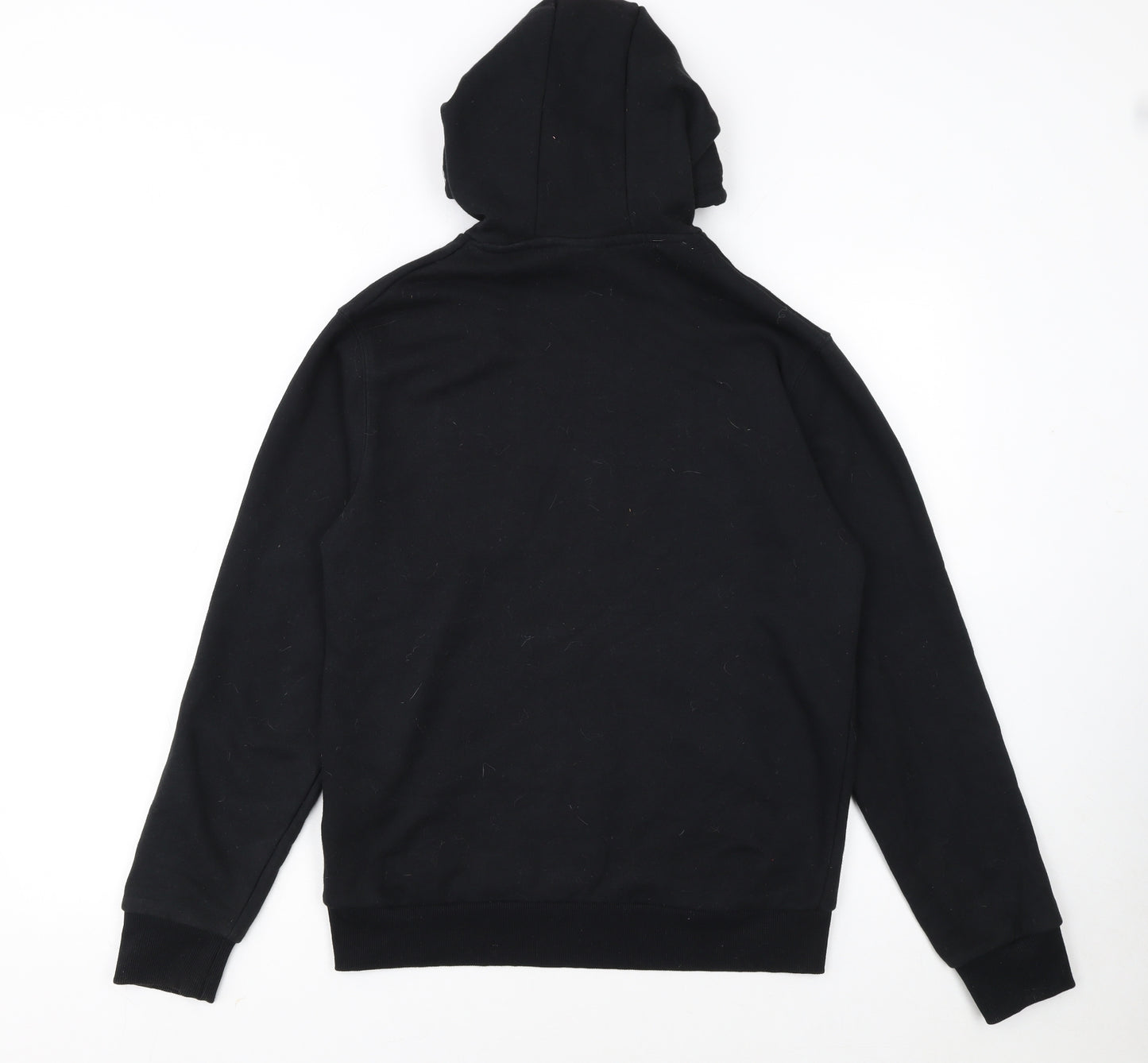 Ellesse Womens Black Hoodie UK 10 Cotton Blend Pullover