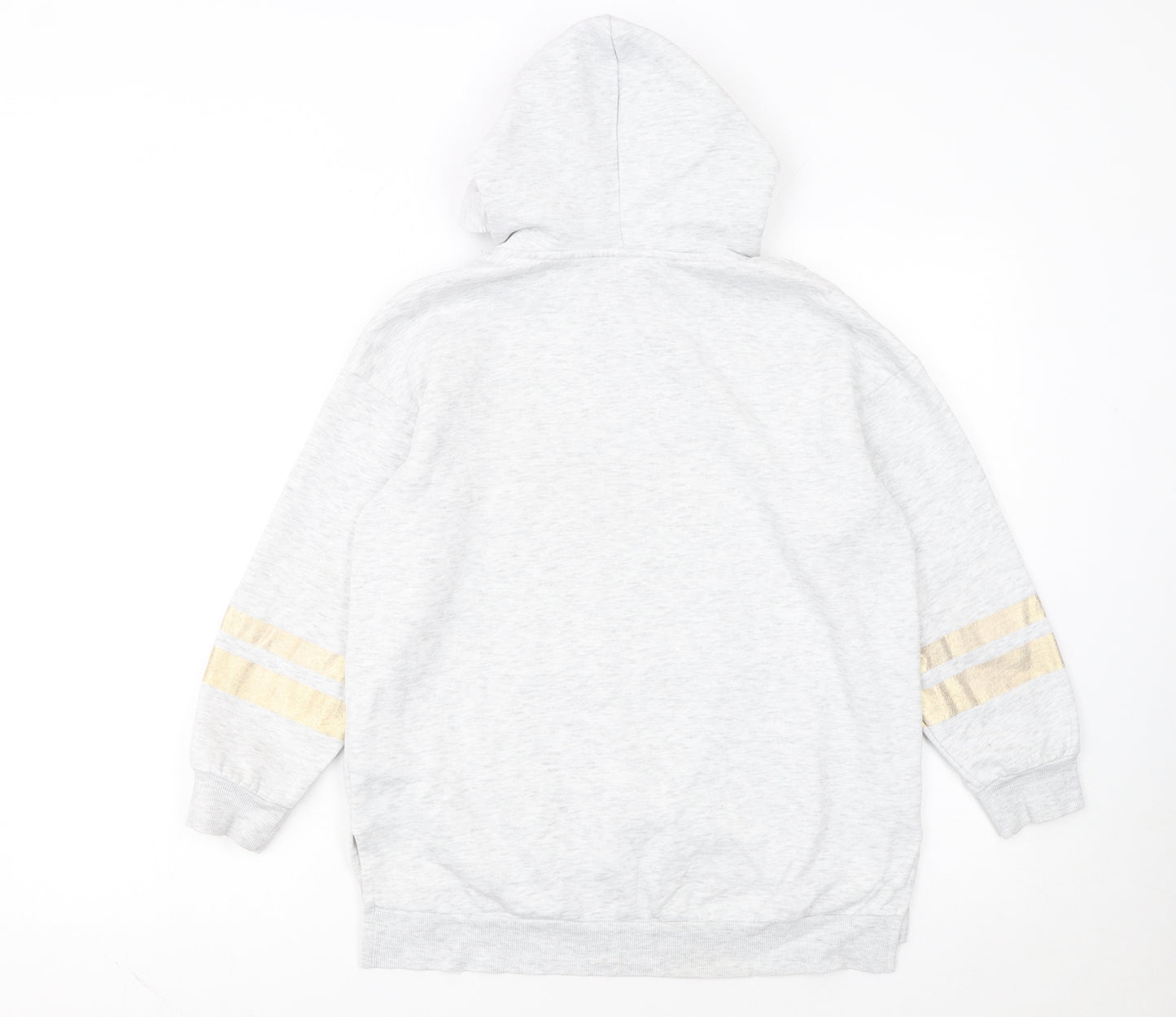 H&M Girls Grey Harry Potter Hoodie 9-10 Years Pullover Hogwarts Crest