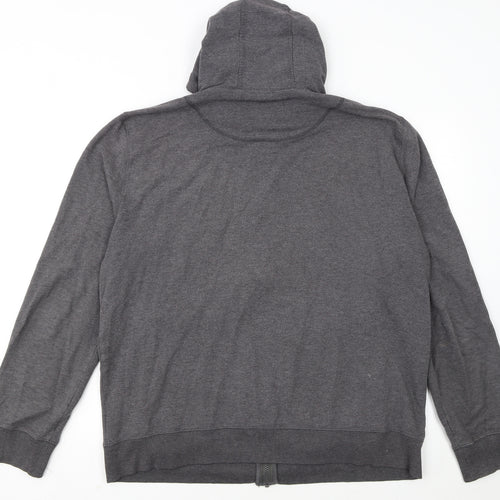 BAM Men's Grey Full Zip Bamboo Hoodie XL Breathable Lightweight