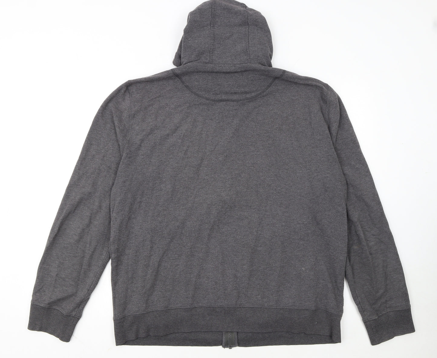 BAM Men's Grey Full Zip Bamboo Hoodie XL Breathable Lightweight