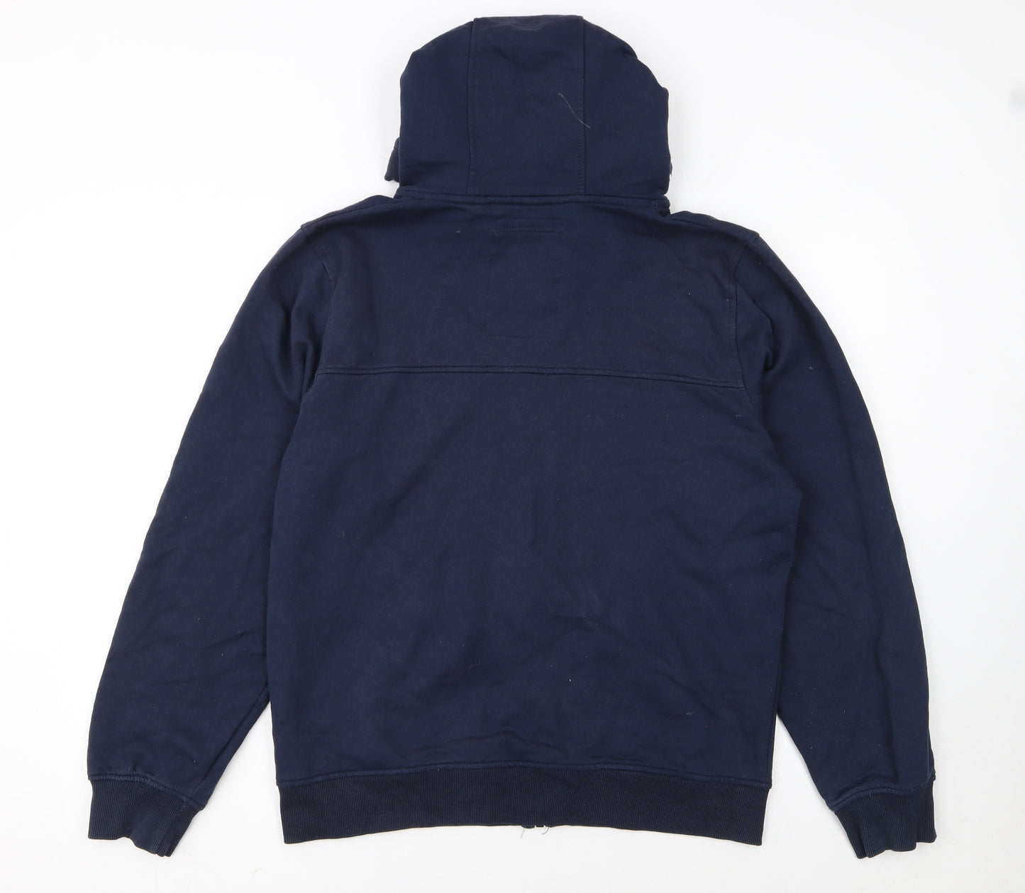 Crosshatch Men’s Blue Full Zip Hoodie Large Hooded Sweat Top