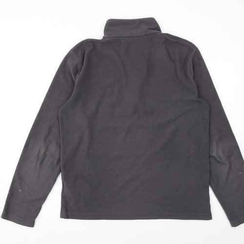 Regatta Mens Grey Fleece 1/4 Zip Pullover Sweatshirt L