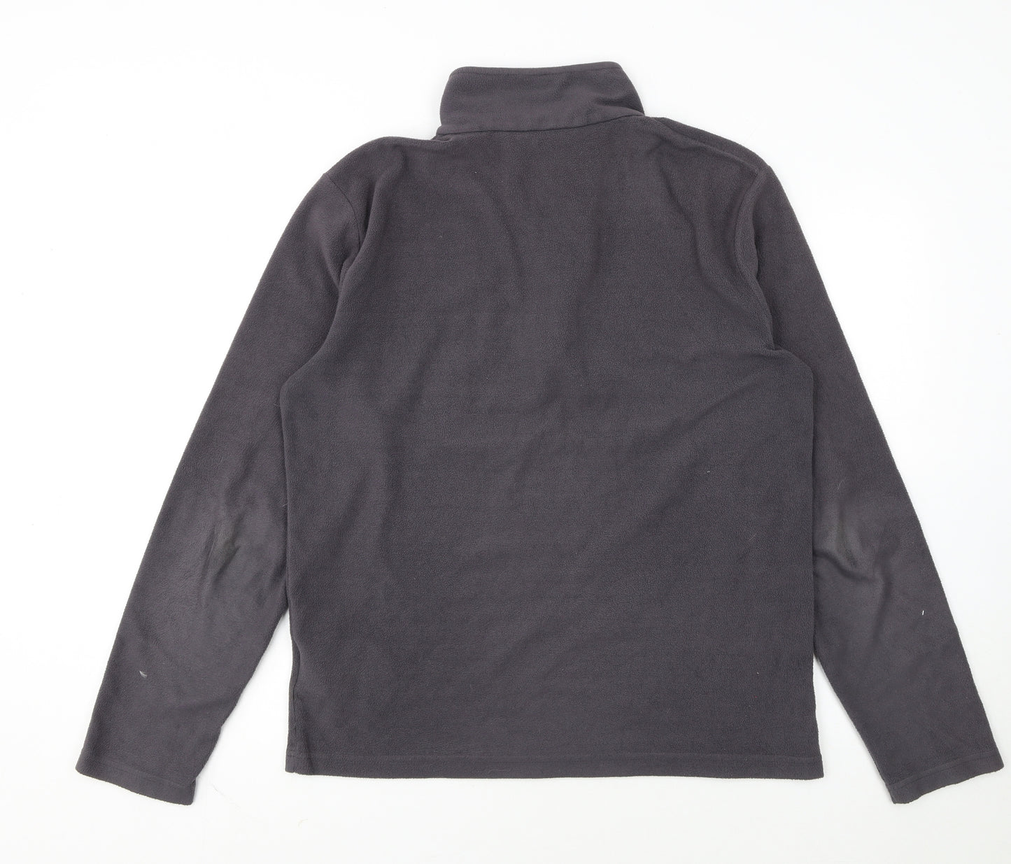 Regatta Mens Grey Fleece 1/4 Zip Pullover Sweatshirt L