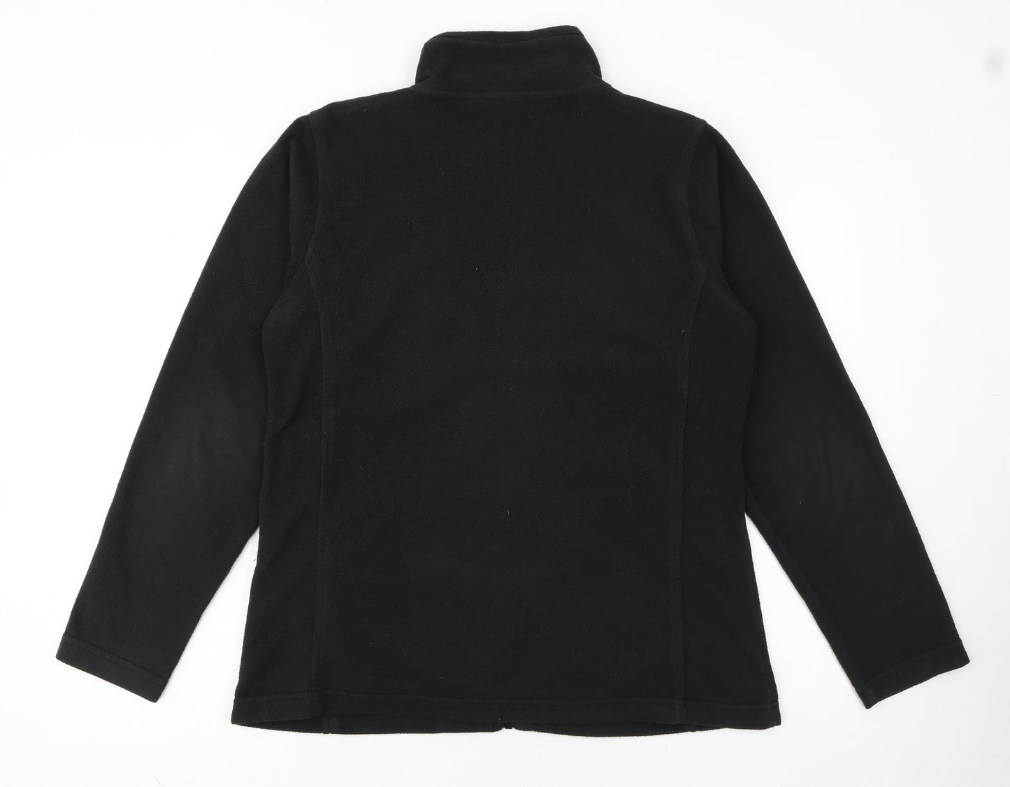 Peter Storm Women's Black Fleece Jacket Size 14 Full Zip Warm Outdoor
