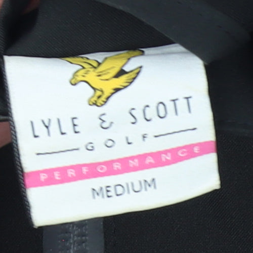 Lyle & Scott Men's Black Medium Golf Performance Softshell Jacket