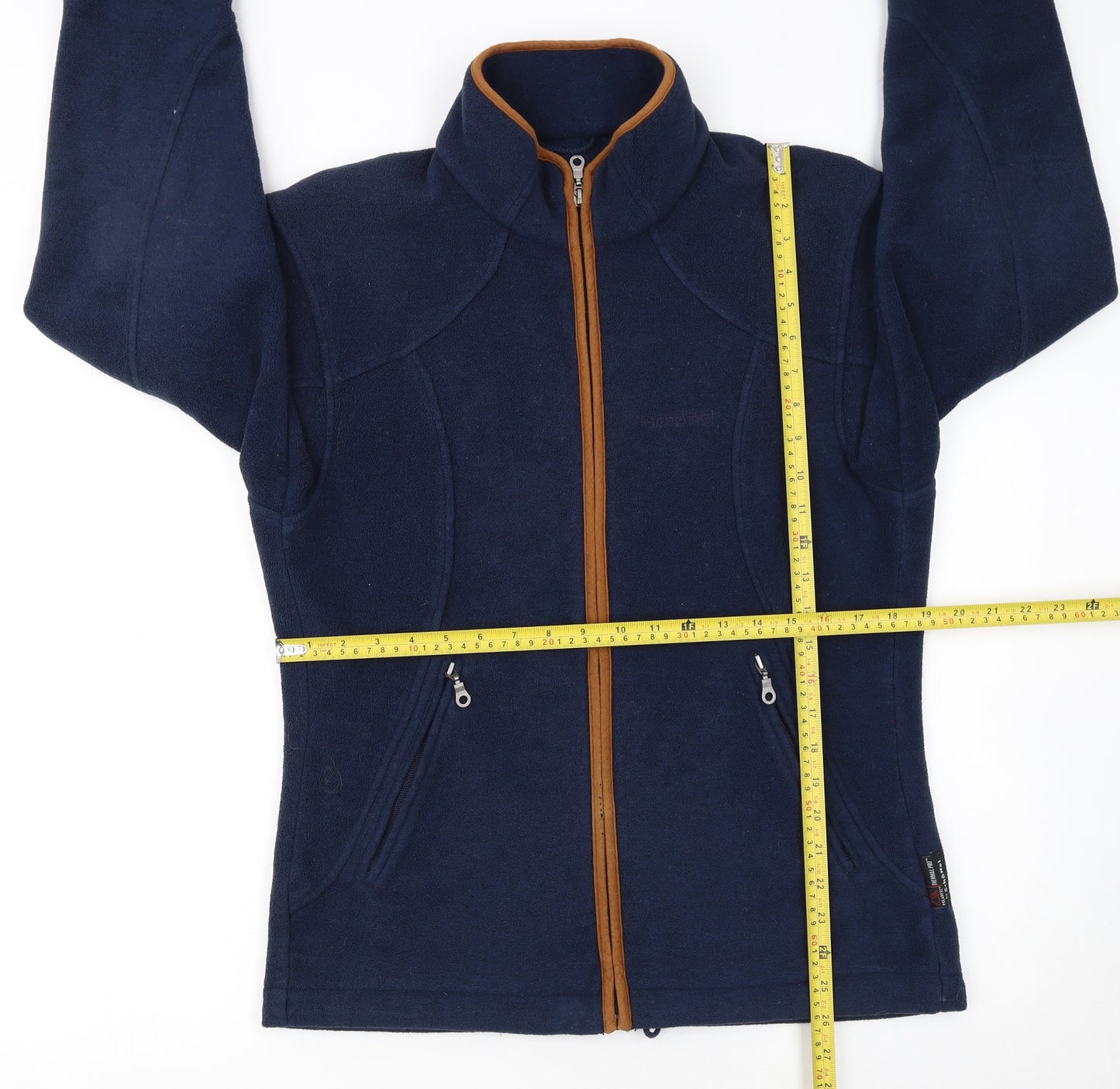 Schöffel Women's Blue Fleece Jacket Size 12 Full Zip Outdoor