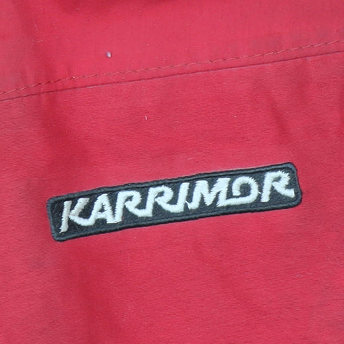 Karrimor Womens Red Waterproof Hooded Parka Jacket Size 14