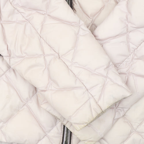 Marks and Spencer Women Pink Quilted Puffer Jacket Size 12
