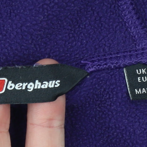 Berghaus Womens Purple Fleece 1/2 Zip Hoodie UK 16