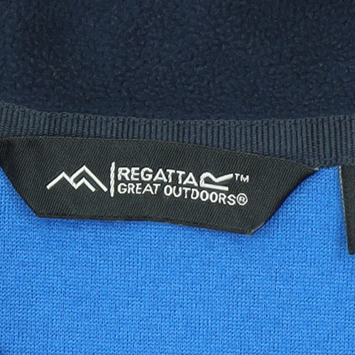 Regatta Men's Blue Fleece Half Zip Pullover Sweatshirt M