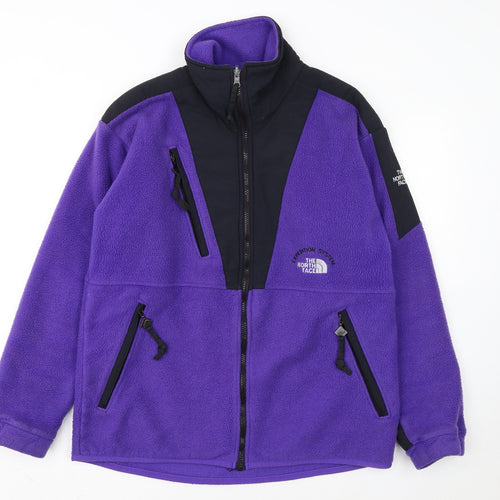 The North Face Women's Purple Fleece Jacket M Outdoor Full Zip