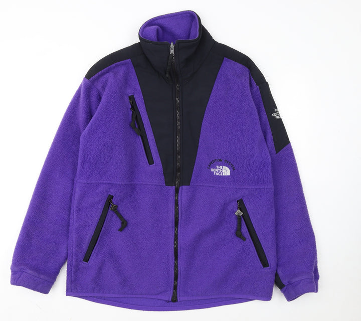 The North Face Women's Purple Fleece Jacket M Outdoor Full Zip