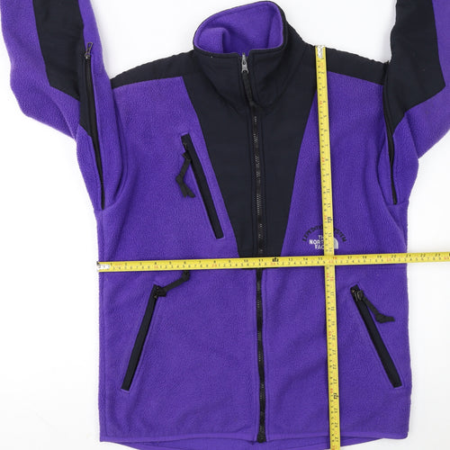 The North Face Women's Purple Fleece Jacket M Outdoor Full Zip