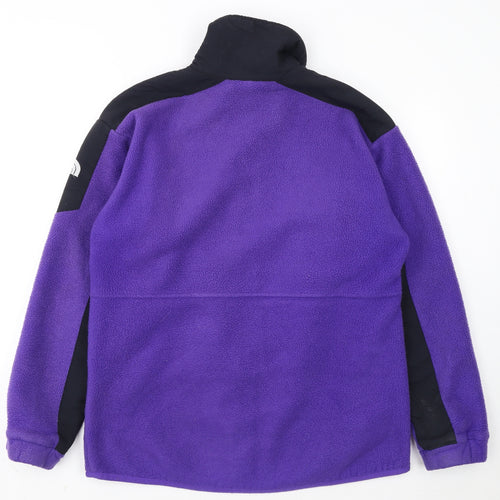 The North Face Women's Purple Fleece Jacket M Outdoor Full Zip