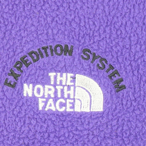 The North Face Women's Purple Fleece Jacket M Outdoor Full Zip