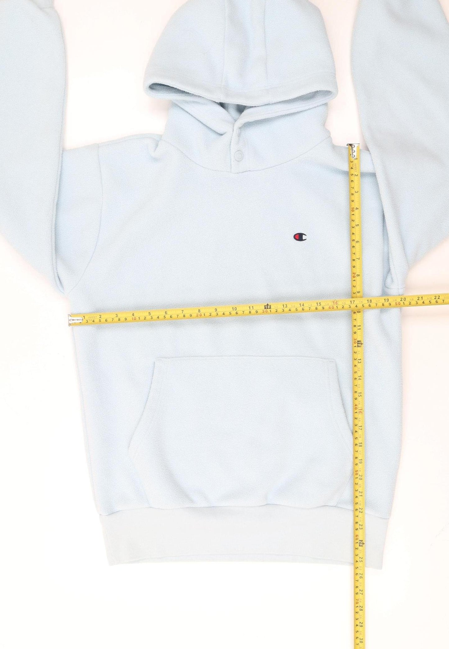 Champion Women's Light Blue Pullover Fleece Hoodie Size S