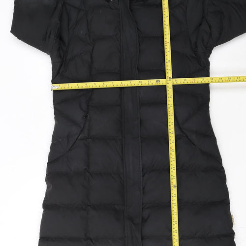 Marks and Spencer Women’s Black Long Puffer Coat Size S