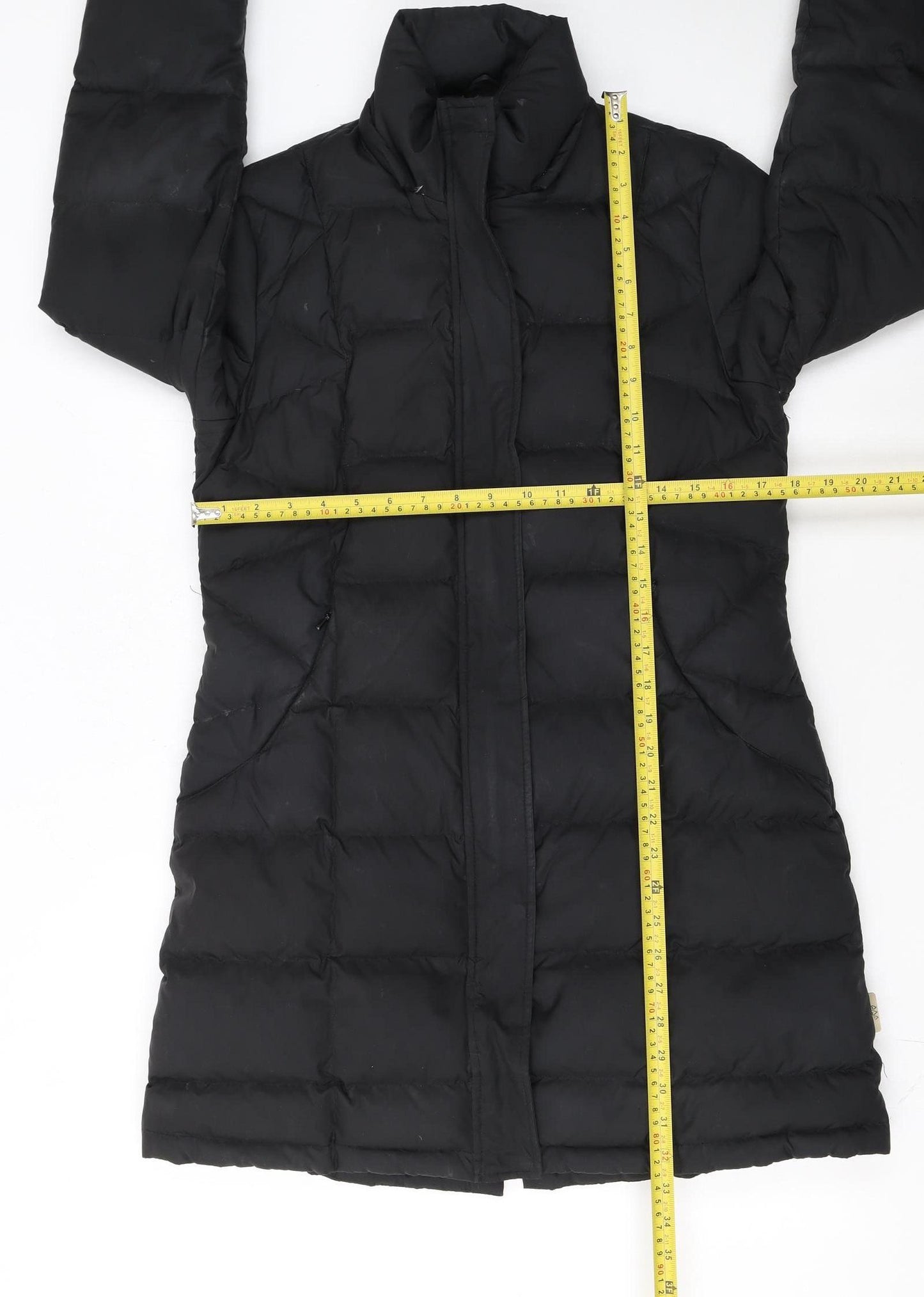 Marks and Spencer Women’s Black Long Puffer Coat Size S