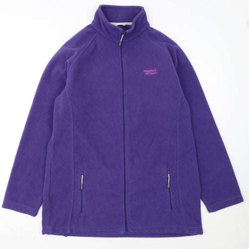 Regatta Women's Purple Fleece Full Zip Jacket Size 16