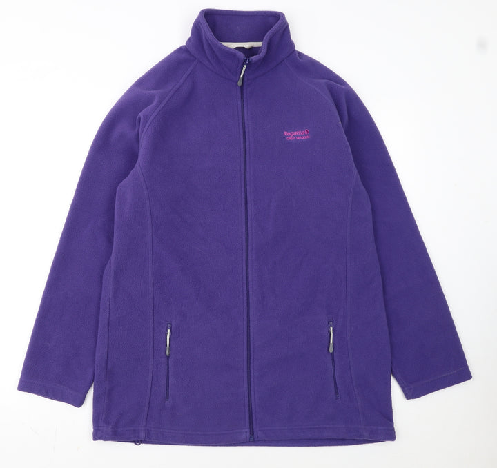 Regatta Women's Purple Fleece Full Zip Jacket Size 16