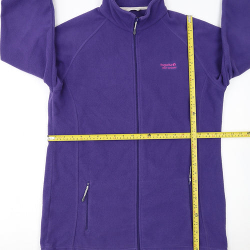 Regatta Women's Purple Fleece Full Zip Jacket Size 16