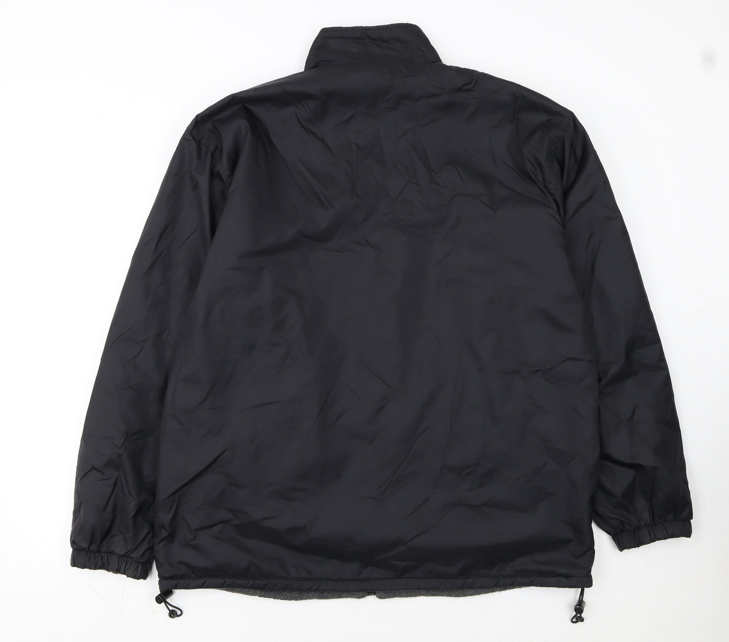 Modern Classics Men's Black L Basic Full Zip Jacket Lined Lightweight