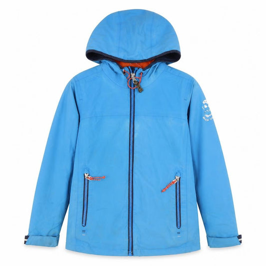 Tribord Boys Blue Waterproof Hooded Sailing Jacket 8 Years