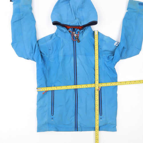 Tribord Boys Blue Waterproof Hooded Sailing Jacket 8 Years