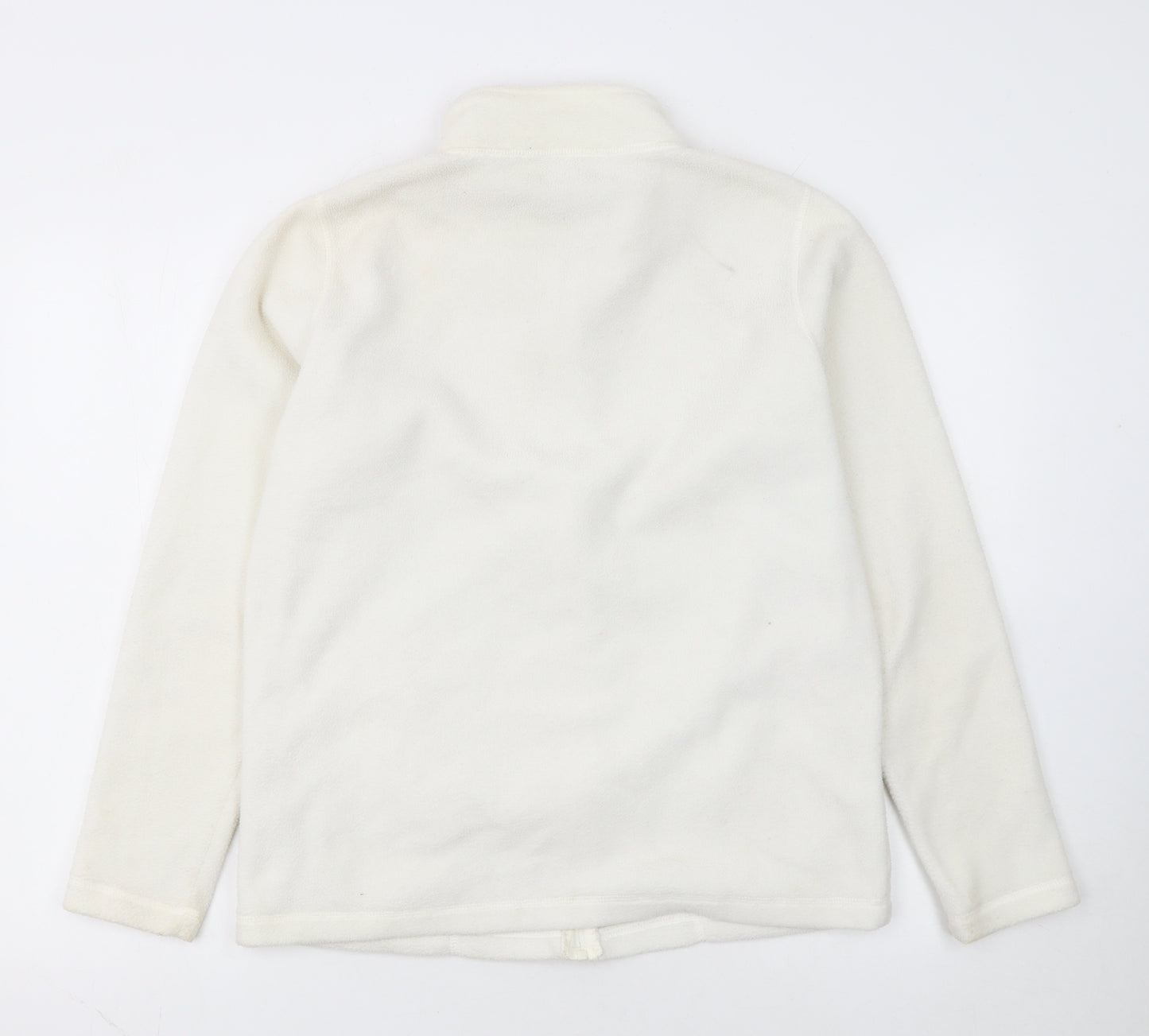 Anthology Women’s White Fleece Full Zip Jacket Size 18/14