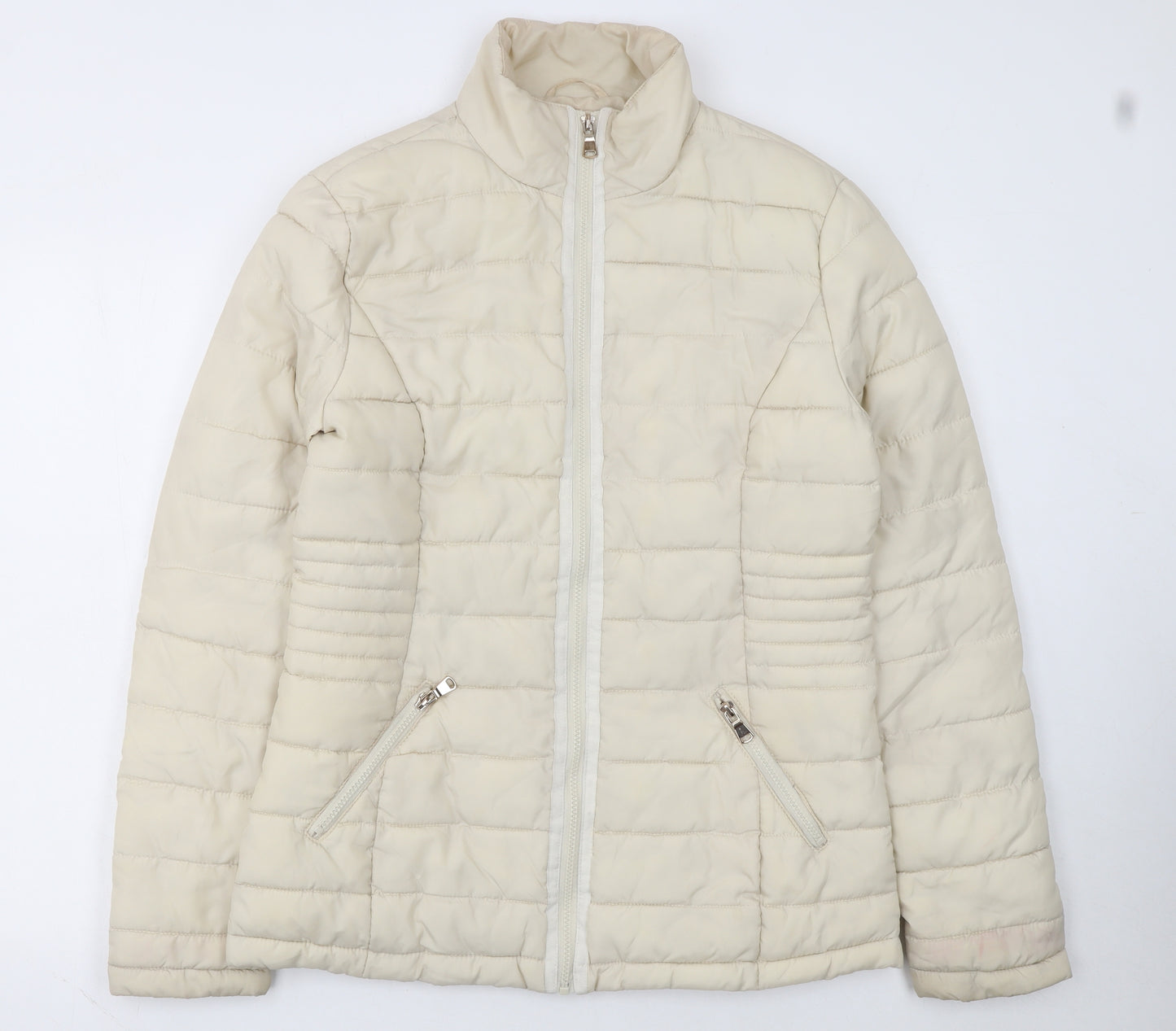 Dorothy Perkins Women’s Ivory Tall Puffer Jacket Size 12